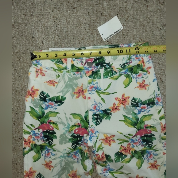 NEW American Apparel Floral Pencil Pants - Picture 7 of 7